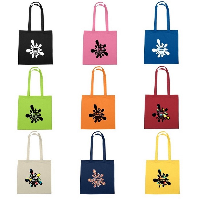 JH3200 100% Cotton TOTE BAG with Custom Imprint